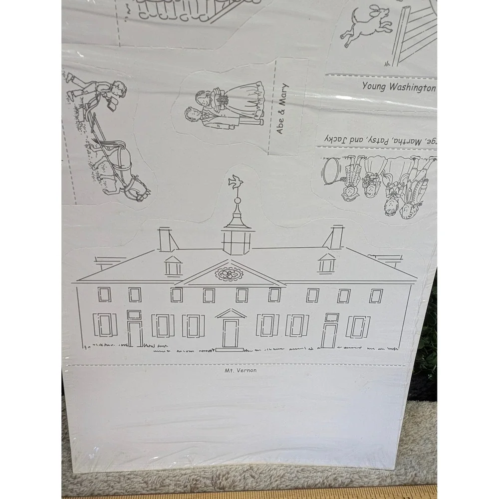 Really Good Stuff Abraham Lincoln George Washington Lesson Sheets 12 Pack 155248